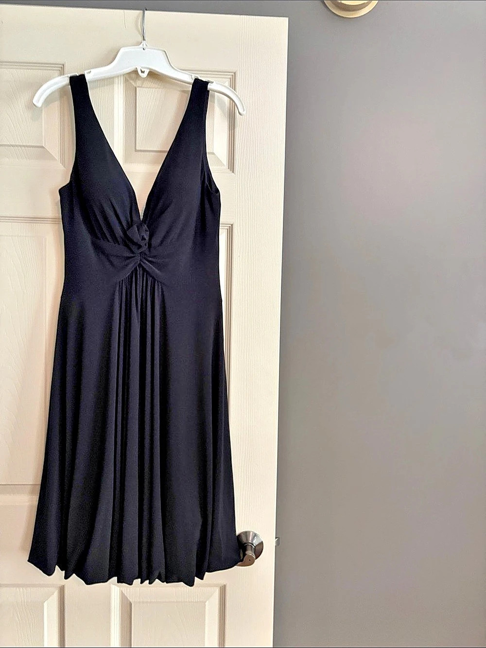 Joseph Ribkoff Fashions Black Ruched Maxi Dress Size 8 NWT